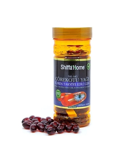 Shiffa Home Çörekotu Yağı Kapsül Çörek Otu 150 X 500 Mg