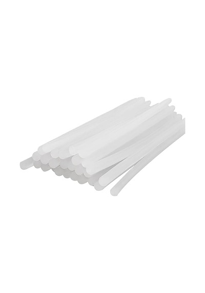 Ince Silikon Mumu Çiçekleri Yapıştırmak Için Sıcak Silikon Ucu 5 Adetx30 Cm