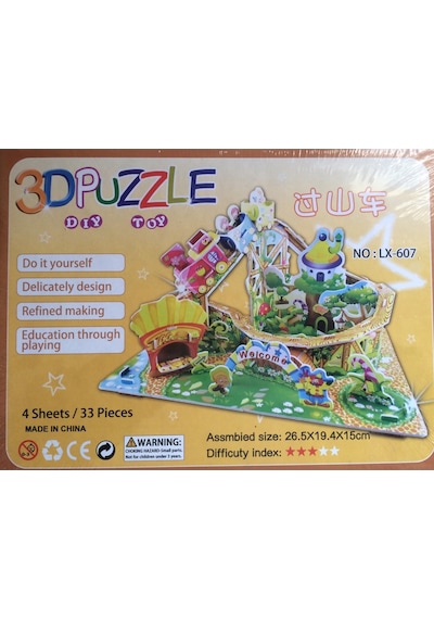 Puzzle Yapboz Eva Sünger 3D Puzzle Yapboz Eva Sünger 3D