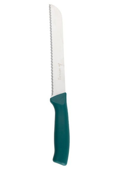 Aryıldız Rexa Tırtıklı Ekmek Bıçak Yeşil 19 Cm Renkli