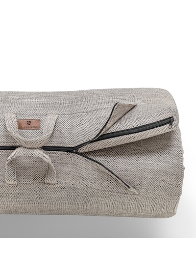 Nomad Yastık Hediyeli Full Ortopedik Taşınabilir Kamp Yatağı 6 Cm 1 80x190 Vizon Ölçü