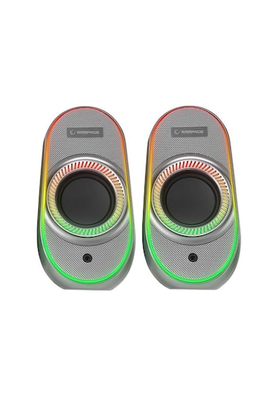 Rampage Rms-x3 2.0 6w Bluetooth Beyaz Multimedia Rgb Işıklı Gaming Usb Speaker