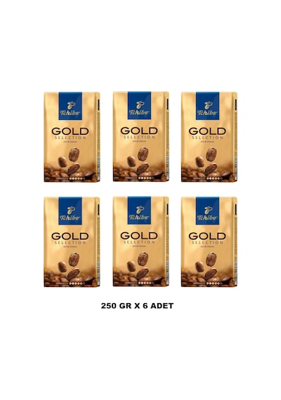 Tchibo Gold Selection Filtre Kahve 250 Gr X 6 Adet Öğütülmüş