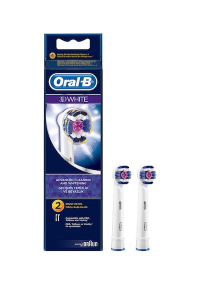 Oral-B 3D White Elektrikli Diş Fırçası Yedek Başlığı 2'li