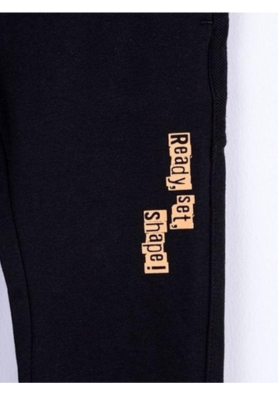 Nk Kids Erkek Çocuk Pamuklu Bel Paça Lastikli Fermuar Cepli Pantolon-14730 Sıyah - Turuncu Nk Kids Erkek Çocuk Pamuklu Bel Paça Lastikli Fermuar Cepli Pantolon-14730 Sıyah - Turuncu