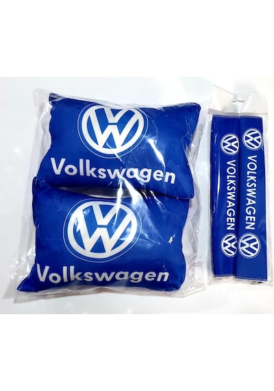 Volkswagen Vw Araç Boyun Yastık Ve Kemer Konfor 2 Li Set (301284997)