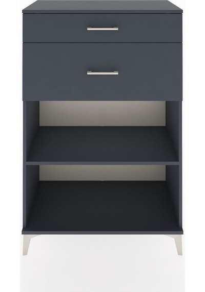 Hyperion Dolap Tek Raflı 2 Çekmeceli 88x44x134 Antrasit-antrasit Antrasit Hyperion Dolap Tek Raflı 2 Çekmeceli 88x44x134 Antrasit-antrasit Antrasit