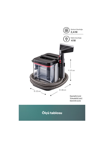 Homend Stain-x 1257h 2 İn 1 Halı Ve Buharlı Temizleme Makinesi