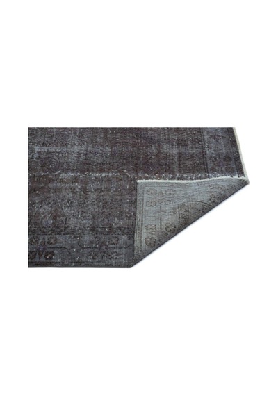 El Dokuması Vintage Yün-pamuk Gri Halı 22748 152 X 275 Cm