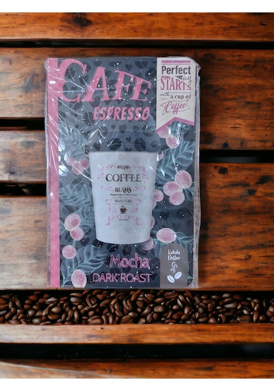 12,5x19,5 Cm 112 Sayfa Çizgili Kokulu Defter Karton Kapak Krem Renk Kağıt 10