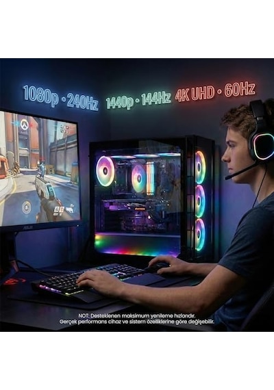4k Hdmı Kablosu 10 Metre - Yüksek Hızlı Görüntü Ve Ses İletimi - Uhd Görüntü Aktarımı - Örgülü Kablo Ve Metal Başlıklı - Tv, Monitör, Ps, Xbox, Projektör Uyumlu