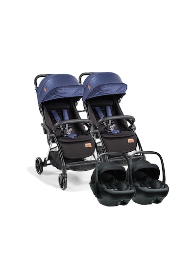 Baby2go Tulipa Cabin Otomatik Katlanan İkiz Travel Bebek Arabası