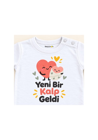 Babylimon Yeni Bir Kalp Geldi Beyaz Kısa Kollu Çıtçıtlı Bebek Zıbını Beyaz - Yeni Bir Kalp Geldi - 928161936 Beyaz - Yeni Bir Kalp Geldi Babylimon Yeni Bir Kalp Geldi Beyaz Kısa Kollu Çıtçıtlı Bebek Zıbını Beyaz - Yeni Bir Kalp Geldi - 928161936 Beyaz - Yeni Bir Kalp Geldi