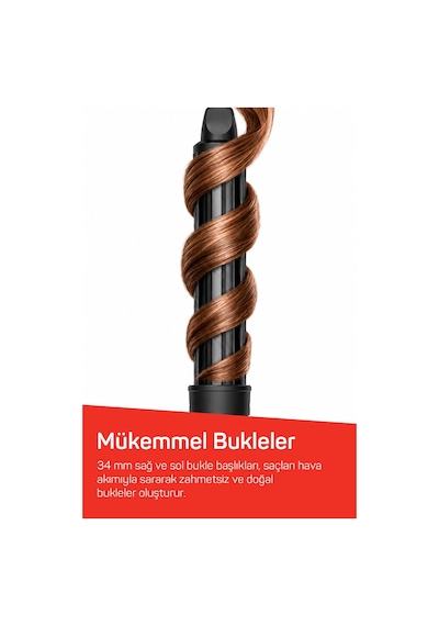 Ar5198 Revolution Line Bldc Ionic Hava Üflemeli Saç Şekillendirici 5 Başlık, 1500w, Antrasit