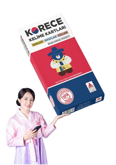 Korece Öğreten Eğitim Seti Kitap Ve Ezber Kartları