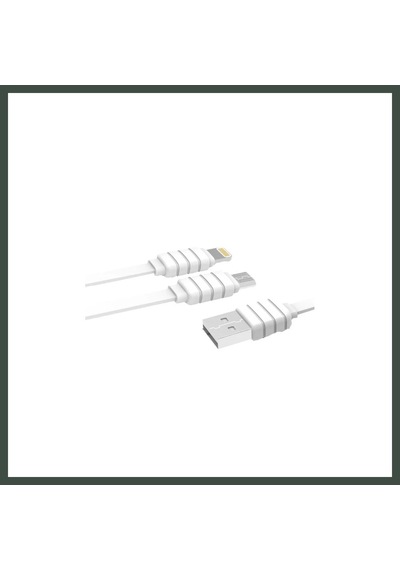 Bezos Konfulon S56 2in1 Lightning-micro Usb Kablo 1.2m 2.1a Nhr Standart