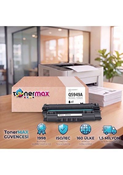 Hp Laserjet 1160 Muadil Toner Çipli Q5949a 10'lu 2.500 Sayfa