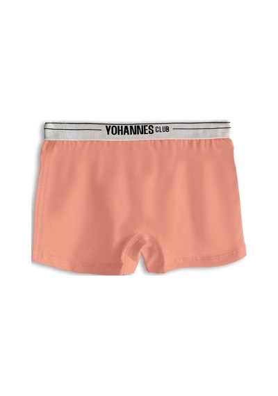 Yohannes Club, Kız Çocuk, Pamuklu Boyshort Boxer , 4'lü Paket, Karışık Renkli Çok Renkli