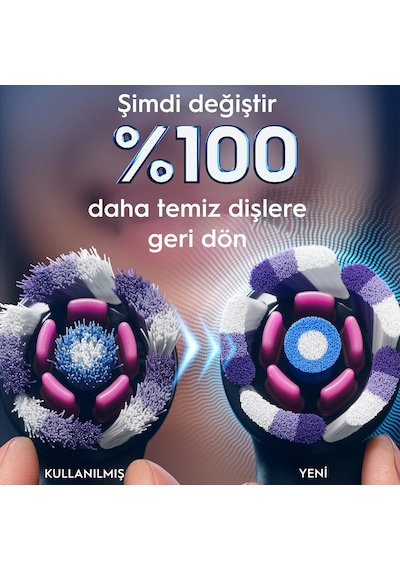 Oral-b İo Radiant White Beyaz Diş Fırçası Yedek Başlığı 4 Adet