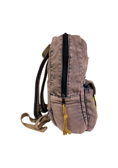 Old Cotton Cargo Kaliteli Vintage Tek Gözlü Disayn Sırt Gezi Çantası Kc Harley Bag 5097 Pembe