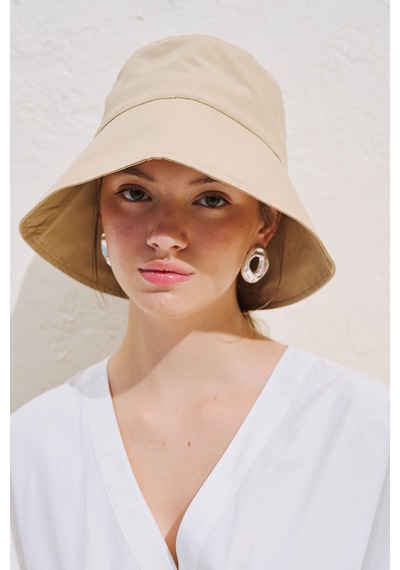 Manuka Bucket Bağcıklı Şapka Camel Ss26spk00006-05