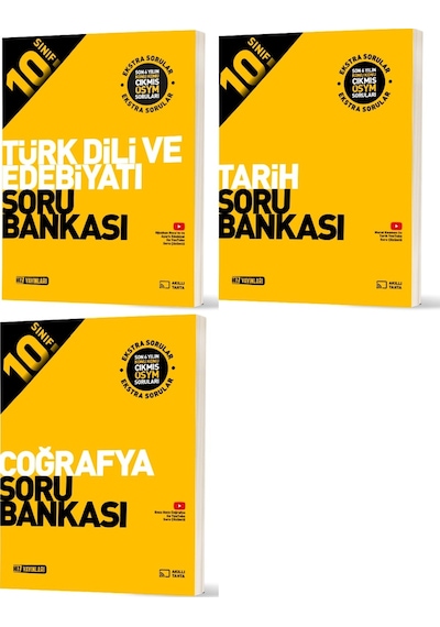 Hız 2026 10. Sınıf Edebiyat + Tarih + Coğrafya + Felsefe Soru Bankası Seti 4 Kitap