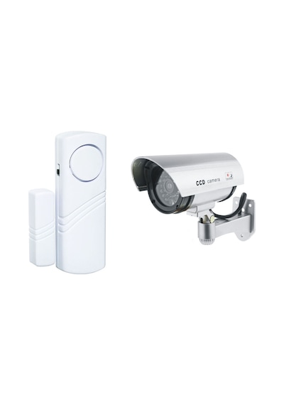 Topcraft TC-D11IR Caydırıcı Kamera ve TC-4444 Kapı Pencere Alarmı