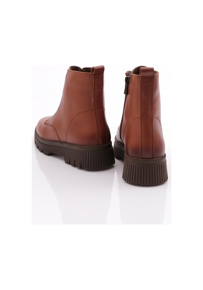 Dgn 3752 Kadin Lastik Detayli Bilek Bot 3752-2106-R1755 Taba