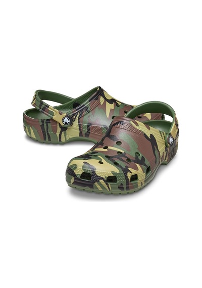 Crocs Classic Camouflage Clog Unisex Terlik Cr211936 Crc.3tc Yeşil