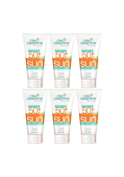 Cire Aseptine Sun Güneş Koruyucu Kremi 50+ Spf 150 Ml 6 Lı Set
