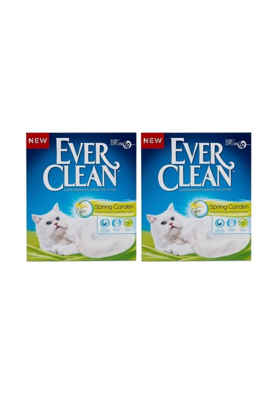 Spring Garden Taze Çiçek Kokulu Kedi Kumu 10 Lt 2 Paketi