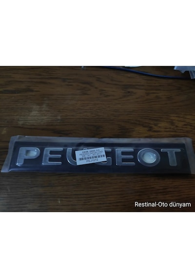 Peugeot 307 Bagaj Yazısı 2001 Ve Sonrası Yıllar Uyumlu Pejo 307 Arka Bagaj Yazısı 3m 3d Krom