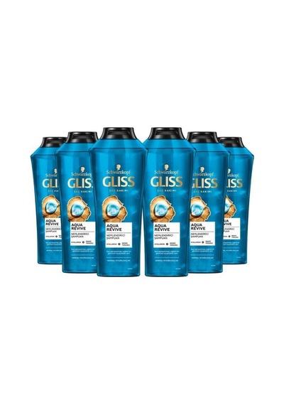Aqua Revive Hyaluron Ve Deniz Yosunu Içeren Nemlendirici Şampuan 500 Ml X 6
