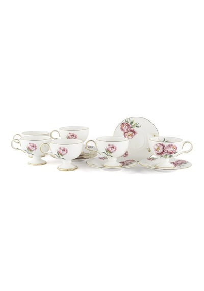 Mikasa Moor Redrose 6lı Kahve Fincan Seti Std
