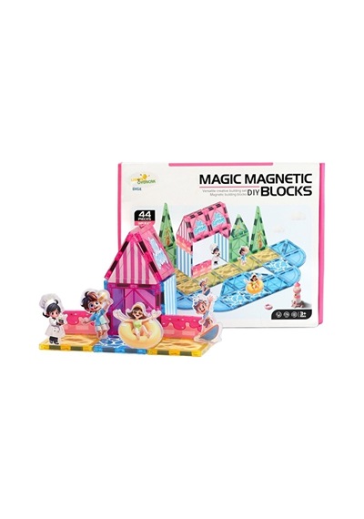 2 Adet Limon Oyuncak Manyetik Puzzle 44 Parça