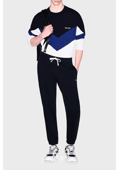 Armani Exchange Pamuklu Bisiklet Yaka Renk Bloklu Kazak Erkek Kazak Xm003561 Af18754 M0413 Beyaz-lacivert Beyaz - Lacivert Armani Exchange Pamuklu Bisiklet Yaka Renk Bloklu Kazak Erkek Kazak Xm003561 Af18754 M0413 Beyaz-lacivert Beyaz - Lacivert