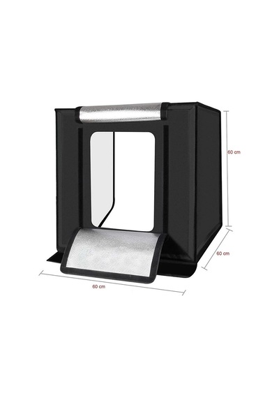 Yenilzd 60x60cm Profesyonel Stüdyo Led Işıklı Ürün Fotoğraf Çekim