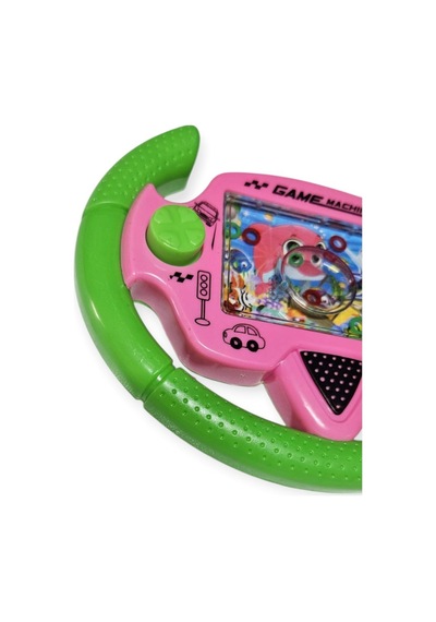 Direksiyonlu Su Oyunu - Halka Geçirmeli - Fidget Oyuncak - Yeşil 1pcs