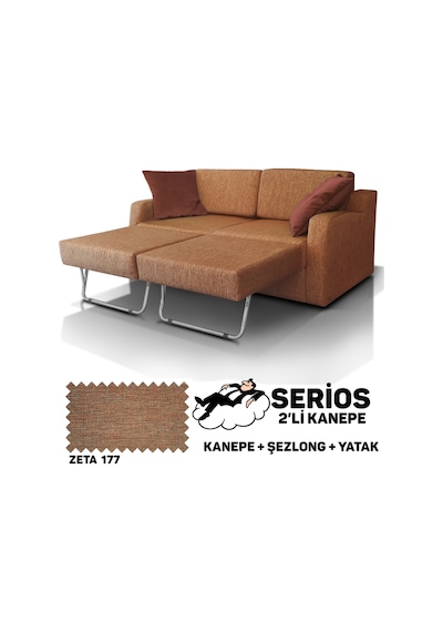 Serios Şezlonglu Yataklı Kanepe - Zeta 177