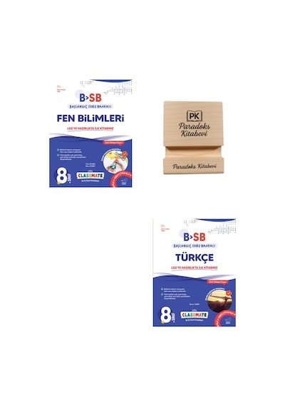 Okyanus Lgs 8. Sınıf Classmate Fen Bilimleri Ve Türkçe Başlangıç Soru Bankası + Telefon Standı