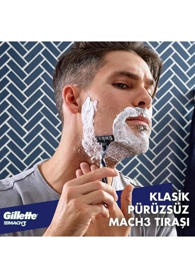 Gillette Mach3 Tıraş Bıçağı Yedeği 2'li