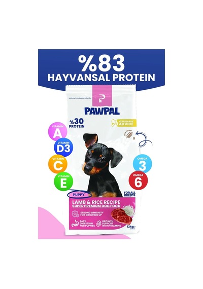 Tr Kuzu Etli Süper Premium Yavru Köpek Maması 12kg Hipoalerjenik Düşük Tahıllı Yüksek Proteinli