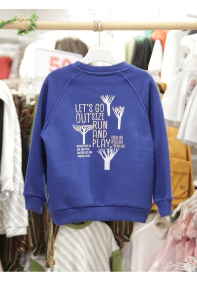 Xo Kids Erkek Çocuk Swaetşirt 1-4 Yaş 49610 Mavi