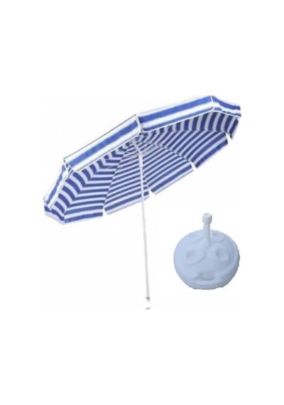Sumedecor&Design Yüksek Kalite 10 Telli Eğilebilir 2 M Plaj Şemsiyesi + Bidon