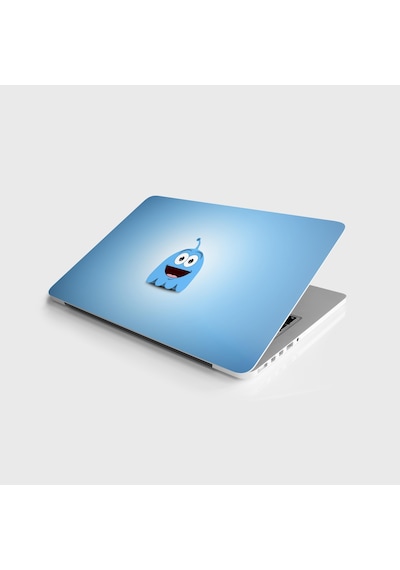 Laptop Sticker Notebook Kaplama Etiketi Blue Funny