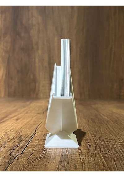 Geometrik Tasarım Kartvizitlik - Sedef Beyaz