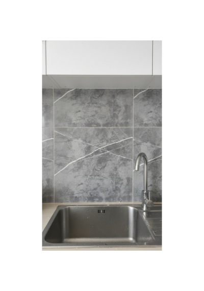 30x30 Antrasit Mermer Desenli Duvar Sticker Çok Renkli - 834314663 Çok Renkli