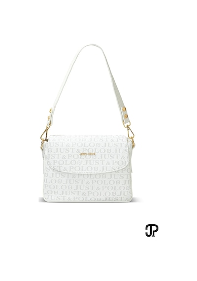 Just Polo Günlük Kombinlere Uygun Kadın Orijinal Günlük El Ve Omuz Çantası Shoulder Bag Beyaz