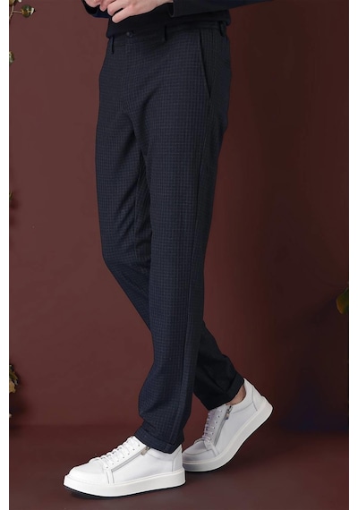 Efor P 1141 Slim Fit Lacivert Klasik Pantolon Lacivert