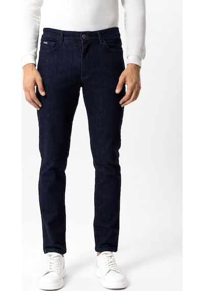 Back And Bond Koyu Lacivert Slim Fit 5 Cepli Denim Pantolon Çok Renkli